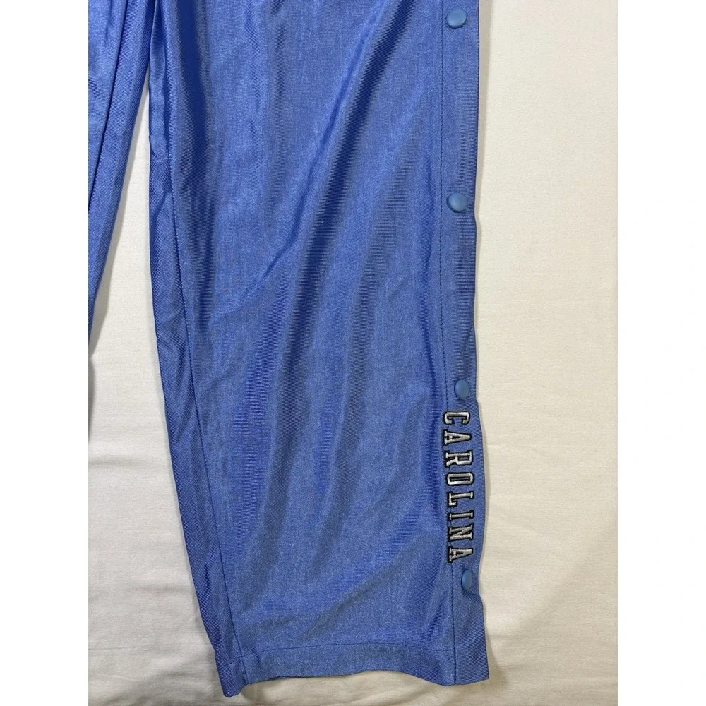 Vtg Jordan UNC Tar Heels Tear Away Snap Pants Men L Blue Breakaway Made in USA